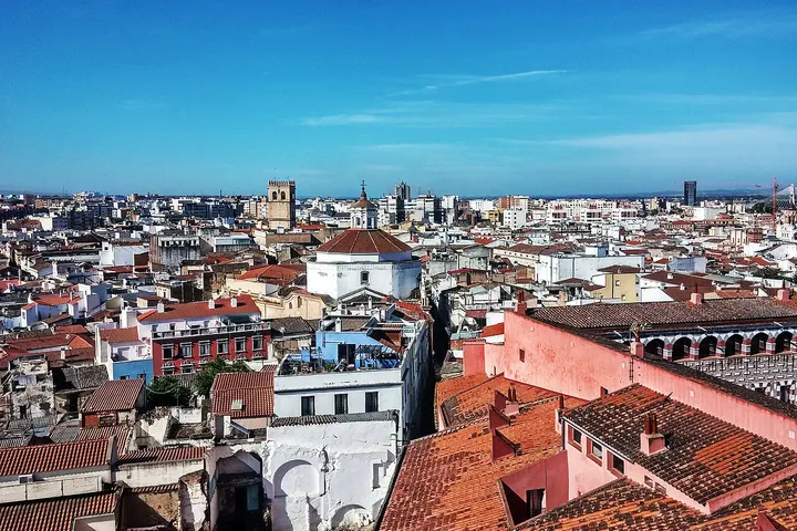Vista de Badajoz