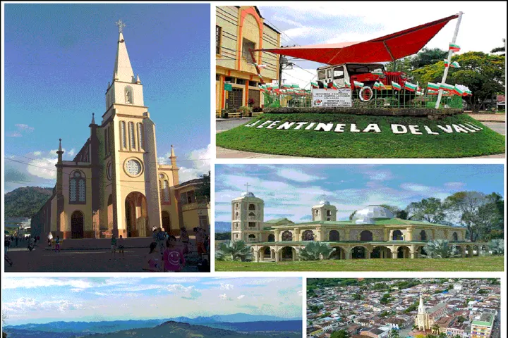 La iglesia de Santa Rita de Casia es el edificio religioso más destacado en primer plano