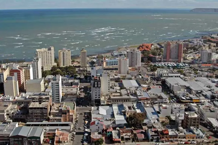 Vista de Comodoro Rivadavia