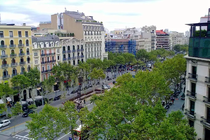 Vista de Dreta de l'Eixample