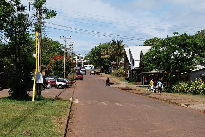 Vista de Hanga Roa