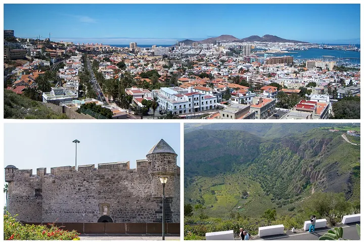Vista de Las Palmas de Gran Canaria