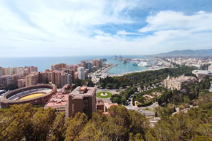 Vista de Málaga