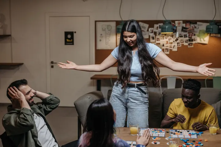 Ambiente de la sala de chat de Juegos