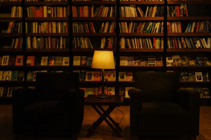 Ambiente de la sala de chat de Libros