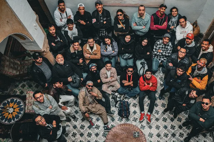 Ambiente de la sala de chat de Marruecos