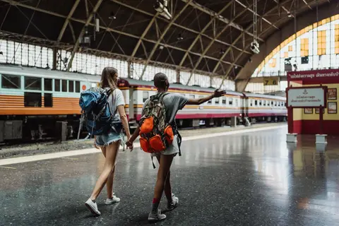 Ambiente de la sala de chat de Viajes