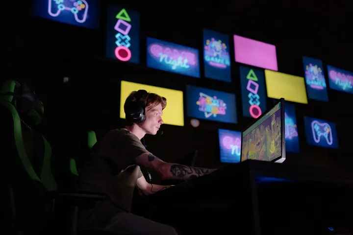 Ambiente de la sala de chat de Videojuegos